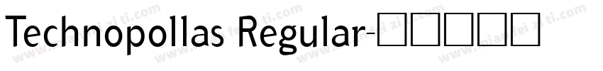 Technopollas Regular字体转换